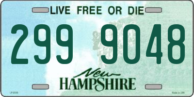NH license plate 2999048
