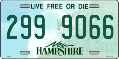 NH license plate 2999066