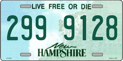 NH license plate 2999128