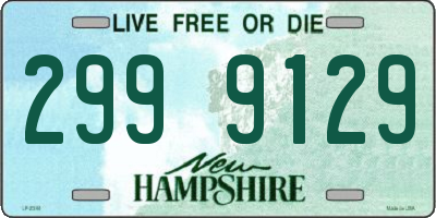 NH license plate 2999129