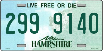 NH license plate 2999140