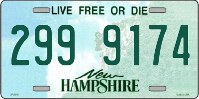 NH license plate 2999174