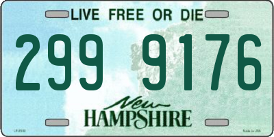 NH license plate 2999176