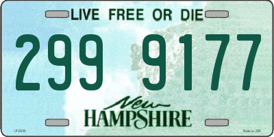 NH license plate 2999177