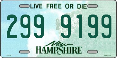 NH license plate 2999199