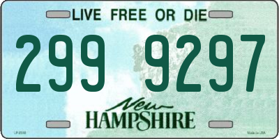 NH license plate 2999297