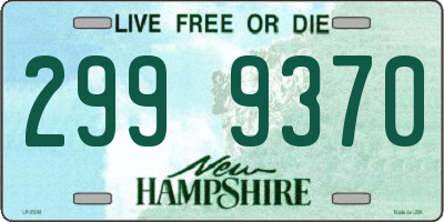 NH license plate 2999370