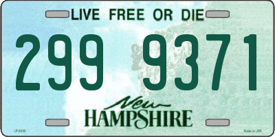 NH license plate 2999371
