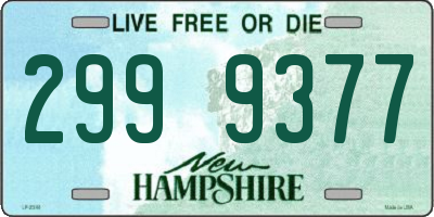 NH license plate 2999377