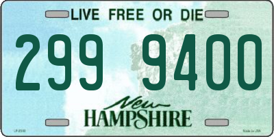 NH license plate 2999400