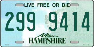 NH license plate 2999414