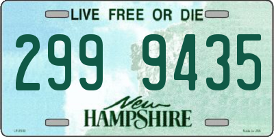 NH license plate 2999435