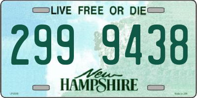 NH license plate 2999438