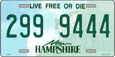 NH license plate 2999444