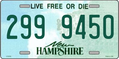NH license plate 2999450