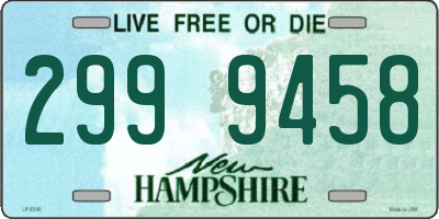 NH license plate 2999458