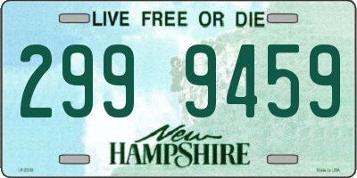 NH license plate 2999459