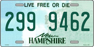NH license plate 2999462