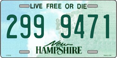NH license plate 2999471