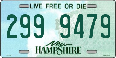 NH license plate 2999479