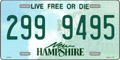NH license plate 2999495