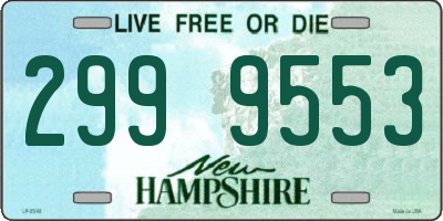 NH license plate 2999553