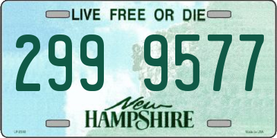 NH license plate 2999577
