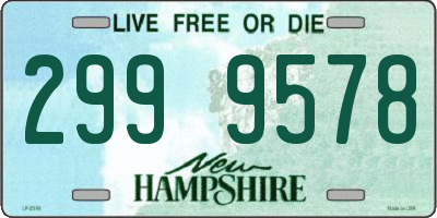 NH license plate 2999578