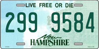 NH license plate 2999584