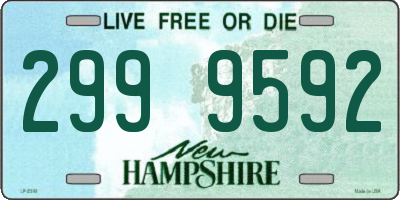 NH license plate 2999592