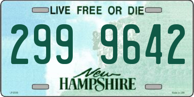 NH license plate 2999642