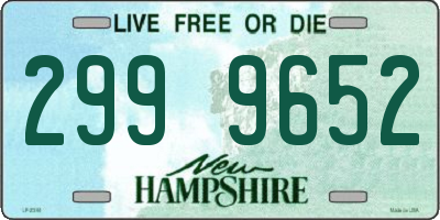 NH license plate 2999652