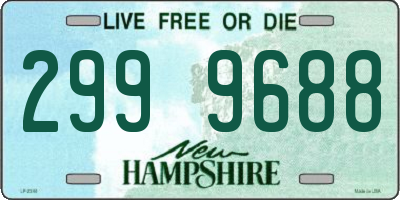 NH license plate 2999688