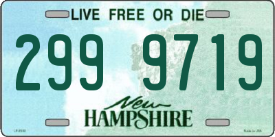 NH license plate 2999719