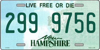 NH license plate 2999756