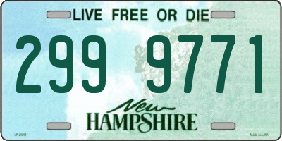 NH license plate 2999771
