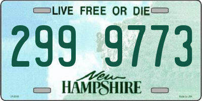 NH license plate 2999773