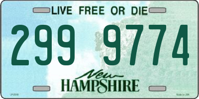 NH license plate 2999774