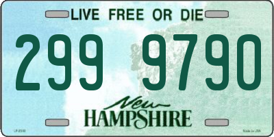 NH license plate 2999790