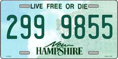 NH license plate 2999855