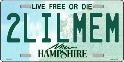 NH license plate 2LILMEM