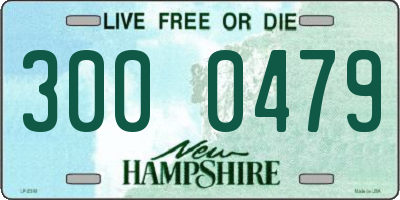 NH license plate 3000479