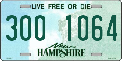 NH license plate 3001064
