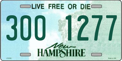 NH license plate 3001277