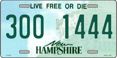 NH license plate 3001444