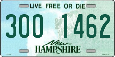 NH license plate 3001462