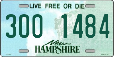 NH license plate 3001484