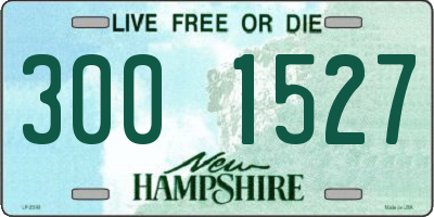 NH license plate 3001527