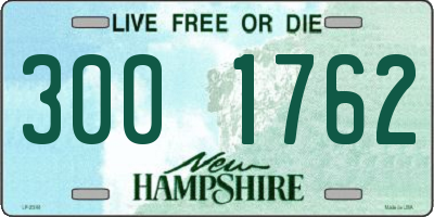 NH license plate 3001762