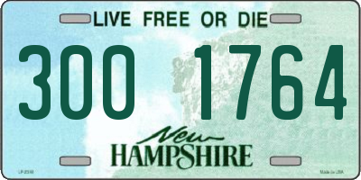NH license plate 3001764